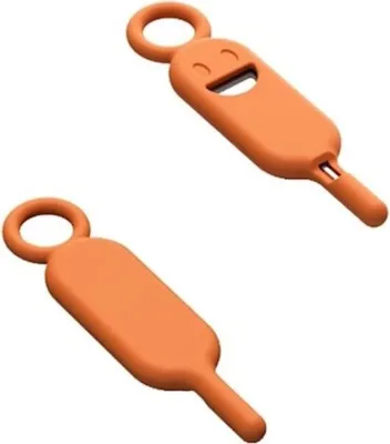 Produktbild von Schlüsselanhänger, Nadel für SIM-Kartenfach Orange