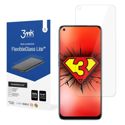 Produktbild von 3mk Display Hybridglas FlexibleGlass Lite für Realme 6 0,16mm 6H