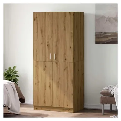 Produktbild von Kleiderschrank aus Artisan-Eiche 80x52x180 cm Holzwerkstoff