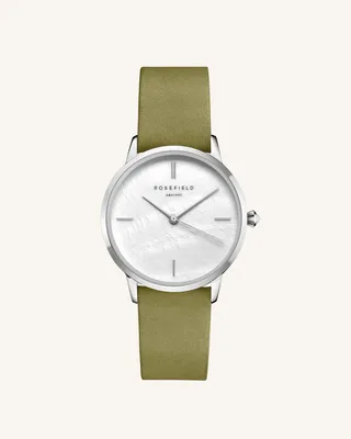 Produktbild von ROSEFIELD Damenuhr Pearl Edit Olive Silver