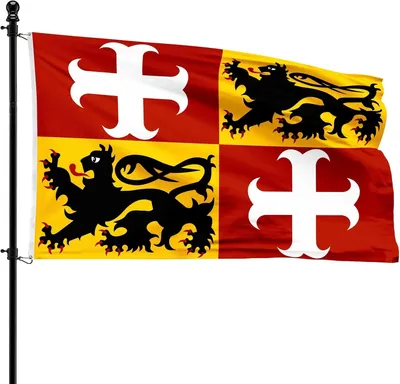 Image de Drapeau communal, Aalter, 90 x 150 cm, pour mât