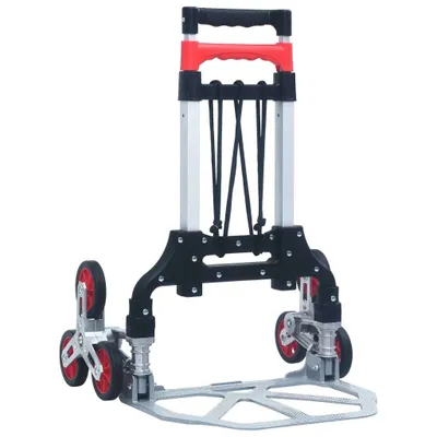 Immagine prodotto di Carrello per Scale Pieghevole 70 kg in Alluminio Argento