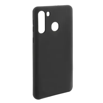 Produktbild von 4smarts Liquid Silikon Case CUPERTINO fr Samsung Galaxy A21 - Schwarz