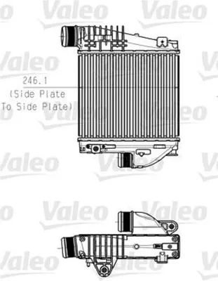 Produktbild von VALEO 818290 Ladeluftkühler LLK passend für PEUGEOT 2008 Kombi (CU) Turbo Intercooler