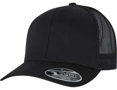 Produktbild von FLEXFIT 110T | 110 Trucker Cap - Farbe: Black/Black/Black - Größe: One Size