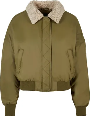Produktbild von Urban Classics - Bomberjacke Pilotenjacke für Damen TN1064 (L) (Tiniolive/Sand)