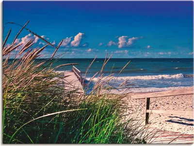 Produktbild von ARTland Leinwandbild Ostsee Impression Heiligenhafen Größe: 80x60 cm