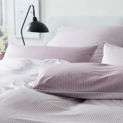 Produktbild von elegante Jersey Bettwäsche Perfect flieder 135x200 cm + 80x80 cm
