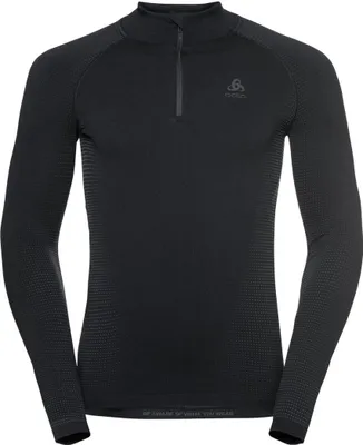 Produktbild von ODLO BL TOP Turtle neck l/s half zip PERFORMANCE WARM ECO SCHWARZ M