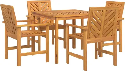 Produktbild von Garten Essgruppe 5 pcs Braun Massivholz Akazie