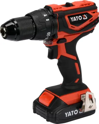Produktbild von YATO Schlagbohrschrauber mit 2,0Ah Li-Ion Akku 18V 40Nm