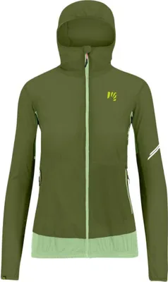 Image de Veste coupe-vent Karpos Lot Evo verte XS pour femme, verte XS