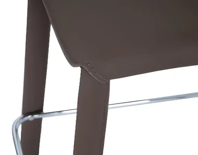 Produktbild von Stuhl Barhocker Designer Stilvoll Holzstuhl Esszimmerstuhl Hocker Schwarz Bar
