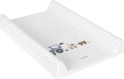 Produktbild von Träumeland Wickelmulde Little Farm blau 50 x 70 cm