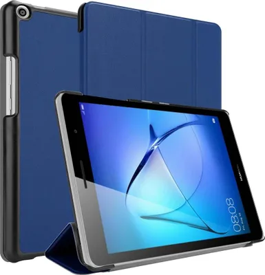 Immagine prodotto di Cadorabo Custodia per Huawei MediaPad T3 8 (8.0 pollici) Custodia per tablet in blu Custodia protettiva custodia borsa cover