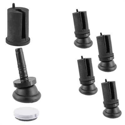 Produktbild von WAGNER QuickClick® 2in1 Gleiter SILENCER DUO 12tlg - zum Einstecken in Rundrohr, Innen Ø 17 mm/Außen Ø 20 mm, DE Ware - 15782300