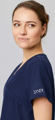 Produktbild von Sportsline Damen-Kasack, slimfit, navy, 3XL : 3XL : navy : 96% Recycling-Polyester 4% Elasthan