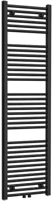 Productafbeelding van Badkamerradiator Benito - centrale aansluiting 50mm/zijwaarts - 703 W - mat zwart - 1700x450 mm