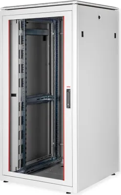 Produktbild von ROTRONIC-SECOMP 19 Zoll Netzwerkschrank Pro 32 HE 800x800 BxT Glastür grau