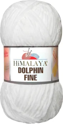 Zdjęcie produktu dla Himalaya Dolphin Fine 80501 White Przędza dziewiarska