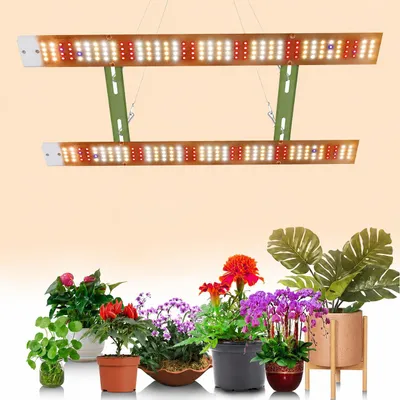 Obrázok produktu pre 80W, 312 LED, rastlinné svetlo s plným spektrom, grow lampa, rastlinné lampy pre izbové rastliny, sadenice a zeleninu