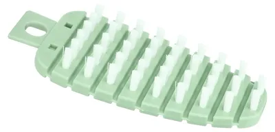 Produktbild von Karottenförmige Gemüsebürste, Kartoffelschrubben, Obstreiniger, Küchenschrubber, Grün