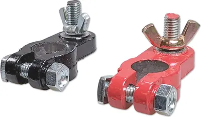 Produktbild von Batteriepolklemmen Satz | Quick Bolt | M8 Flügelschraube | gerade