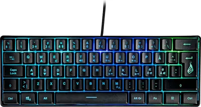 Productafbeelding van VERBATIM 48702, toetsenbord RVB X1, QWERTY, NORDI
