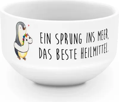 Produktbild von Mr. & Mrs. Panda Müsli Schale Sommermeerheilkraft - Weiß - Geschenk, Strandurlaub, Schüssel, Urlaub Am Meer, Müslischale, Sommerferien, Strand, Emotionen, Müslischüssel