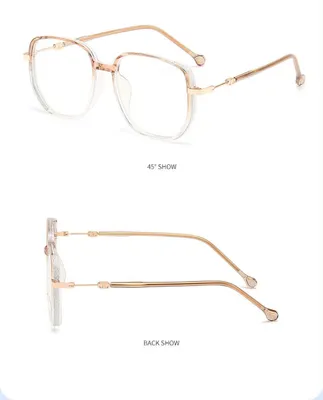 Produktbild von PACIEA Lesebrille Blaulichtfilter Quadratische Anti-Müdigkeit Computer Gaming Schutz für Damen Gelb +100