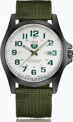 Zdjęcie produktu dla Zegarek RO-14533 - Zielony Męski Sportowy KP14533