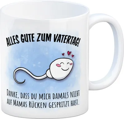 Produktbild von Danke Papa, dass du nicht Kaffeebecher zum Vatertag mit Rücken Spruch