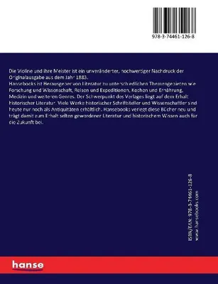 Produktbild von Die Violine und ihre Meister