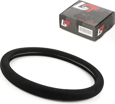 Produktbild von Lenkradbezug Ø 38x9 cm schwarz für CHRYSLER für FORD für LAND ROVER für JEEP