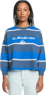 Produktbild von Quiksilver Uni Bold Stripe Crew Vintage Indigo Strip L