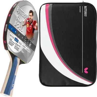 Produktbild von Butterfly 1x Timo Boll Silber 85016 Tischtennisschläger + Tischtennishülle Drive Case II