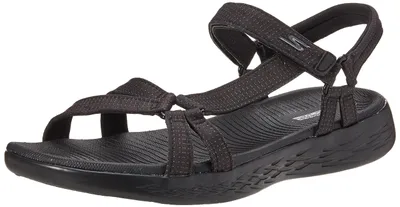 Immagine prodotto di Skechers On-The-go 600-Brilliancy, sandalo sportivo da donna, colore nero, taglia 39 EU