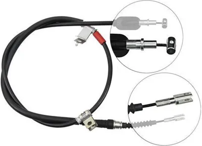 Produktbild von A.B.S. Handbremsseil Seilzug Feststellbremse für HONDA CIVIC II Shuttle (EE) Hinten Links K10757