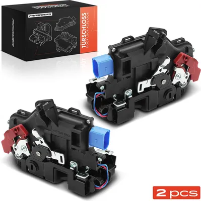 Immagine prodotto di Frankberg 2x serratura porta posteriore per VW Golf Plus V VI Estate Jetta IV Touareg Touran Seat Toledo III Skoda