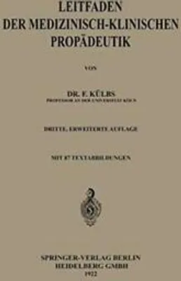 Image de Leitfaden der Medizinisch-Klinischen Propädeutik
