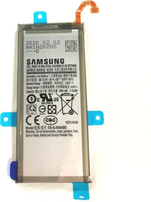 Produktbild von Batterie für Samsung Galaxy A6 A600F ORIGINAL AKKU EB-BJ800ABE GH82-16479A