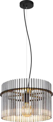 Produktbild von Globo Lighting Hängeleuchte Metall schwarz matt, 1x E27