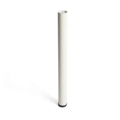 Obrázek produktu pro Nohy Rei 406g nastavitelné válcové ocelové bílé (Ø 7,6 x 71 cm)