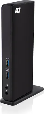 Produktbild von ACT USB-C- oder USB-A-Doppelmonitor-Dockingstation AC7049