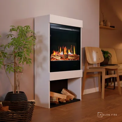 Produktbild von Glow Fire SCM-1 Elektrokamin Screen Motion Weiß