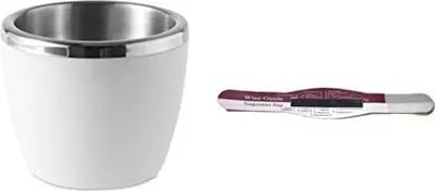Produktbild von Weinkühler + Wein-Flaschen-Thermometer neu mit Klettverschluss