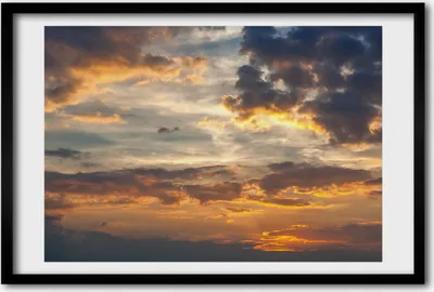 Produktbild von Bild 60x40 MDF-Rahmen, Wandkunst Sonnenuntergang