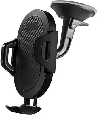 Immagine prodotto di WOW, Supporto per smartphone regolabile per auto 2 in 1 sul parabrezza, nero