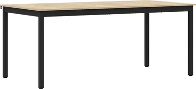 Immagine prodotto di vidaXL Tavoli da pranzo, set da 2 pezzi, 180 x 90 x 75 cm, materiale a base di legno
