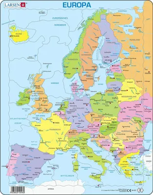 Obrázok produktu pre Európa (politická) (detské puzzle)